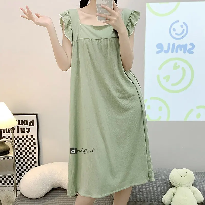 Women Cotton Sleepwear Set Nightdress Homewear Nightwear Pyjamas Female Large Size Sleepwear M-5XL Nightgown Nighty
Women Cotton Sleepwear Set Nightdress Homewear Nightwear Pyjamas Female Large Size Sleepwear M-5XL Nightgown Nighty