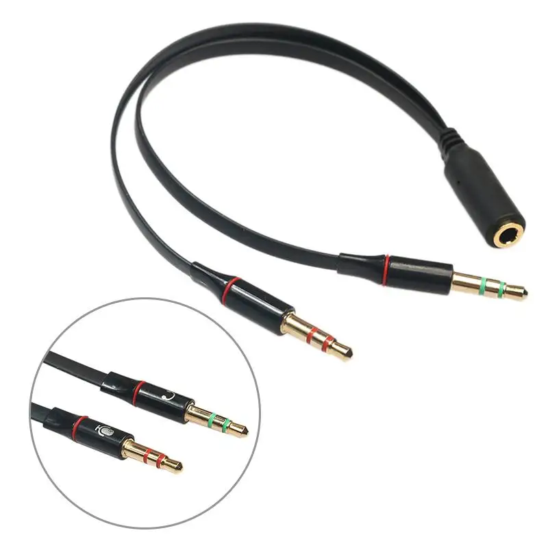 3.5mm Earphone Adapter Headphone Splitter Audio Female To 2 Male Jack 3.5 Mic Y Splitter Headset Earphone Accessories
3.5mm Earphone Adapter Headphone Splitter Audio Female To 2 Male Jack 3.5 Mic Y Splitter Headset Earphone Accessories