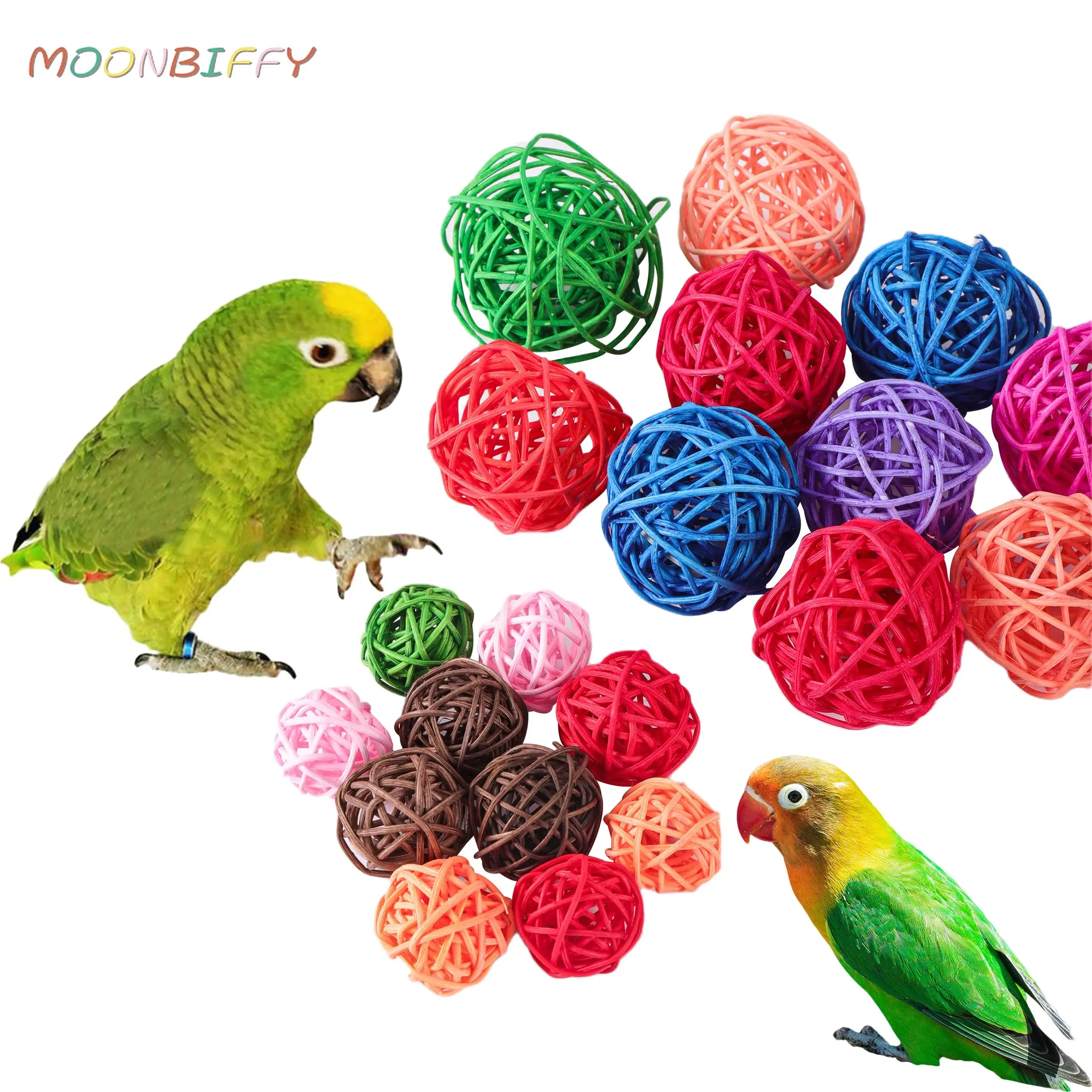 Pet Bird Toys Chewing Toys Rattan Ball Toy for Parrot Budgie Parakeet Cockatiel Chewing Playing Parrot Cages
Pet Bird Toys Chewing Toys Rattan Ball Toy for Parrot Budgie Parakeet Cockatiel Chewing Playing Parrot Cages