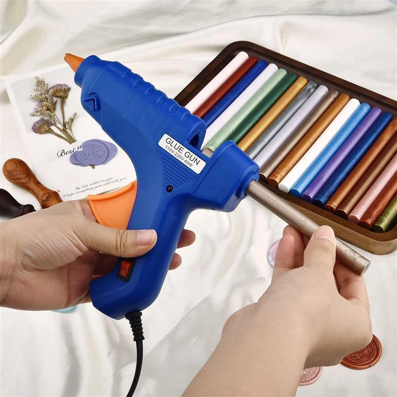 DIY Hot Melt Glue Gun Fire Paint Wax Stick Retro Sealing Wax Handmade Seal Envelope Seal Making Materials Tools Accessories
DIY Hot Melt Glue Gun Fire Paint Wax Stick Retro Sealing Wax Handmade Seal Envelope Seal Making Materials Tools Accessories