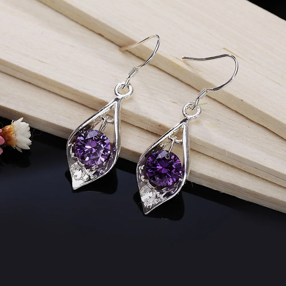 Purple Crystal Dangle Earrings For Women Trend 2022 Free Shipping Vintage Luxury Jewelry Earrings For Teens Dropship Suppliers
Purple Crystal Dangle Earrings For Women Trend 2022 Free Shipping Vintage Luxury Jewelry Earrings For Teens Dropship Suppliers