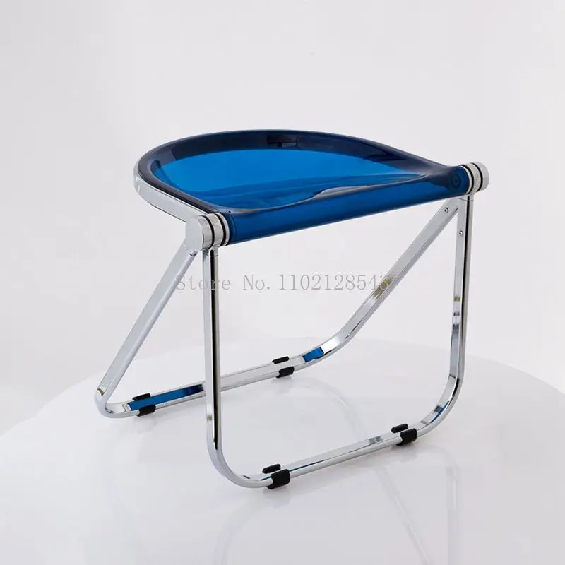 Transparent Folding Stool Chair Creative Acrylic Dining Chair Ins Fashion Makeup Stool 2022 New Dropshipping дизайнерская мебель
Transparent Folding Stool Chair Creative Acrylic Dining Chair Ins Fashion Makeup Stool 2022 New Dropshipping дизайнерская мебель