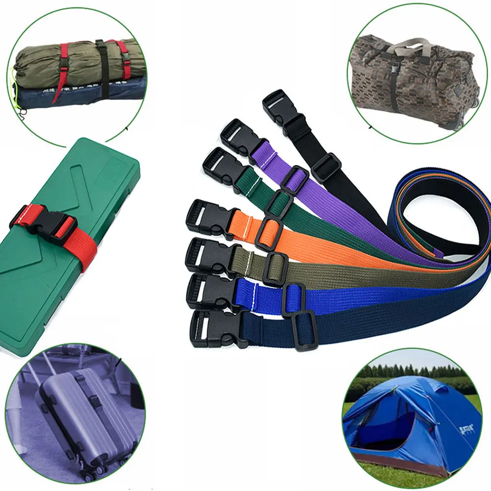 Reusable Durable polypropyleneTravel Tied Cargo Tie Down Luggage Lash Belt Strap With Cam Buckle Travel Kit Outdoor Camping Tool
Reusable Durable polypropyleneTravel Tied Cargo Tie Down Luggage Lash Belt Strap With Cam Buckle Travel Kit Outdoor Camping Tool