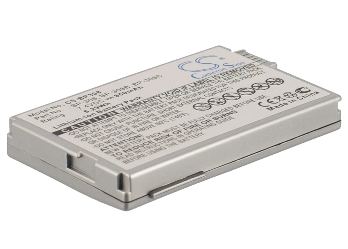 CS 850mAh battery for Canon DC51, DMVX4i, IXY DVM5, Optura 600 BP-308, BP-308B, BP-308S
CS 850mAh battery for Canon DC51, DMVX4i, IXY DVM5, Optura 600 BP-308, BP-308B, BP-308S