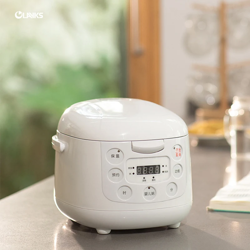Olayks Mini Rice Cooker 2L Multifuntion Rice Porridge Soup Cake Yogurt Multi Cooker For Home Kitchen 1-3 Person 24H Reservation
Olayks Mini Rice Cooker 2L Multifuntion Rice Porridge Soup Cake Yogurt Multi Cooker For Home Kitchen 1-3 Person 24H Reservation