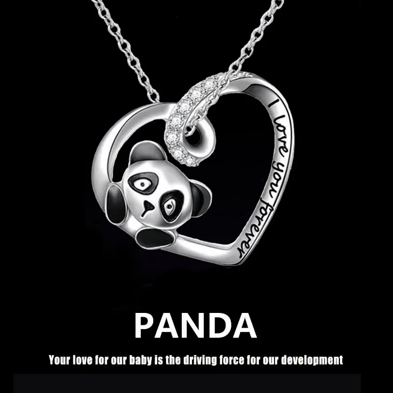 WANGAIYAO new fashion temperament wild love panda pendant necklace female cute cartoon animal collarbone chain wedding jewelry
WANGAIYAO new fashion temperament wild love panda pendant necklace female cute cartoon animal collarbone chain wedding jewelry