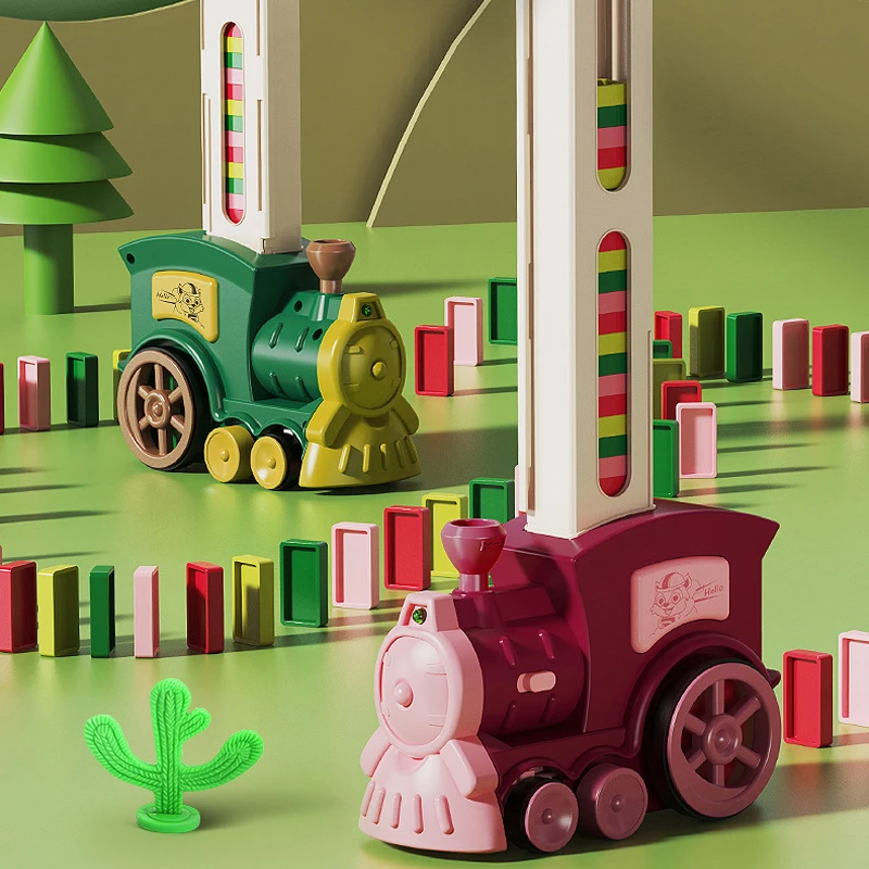 260pcs Kids Electric Domino Train Car Toy Set with Sound Light Automatic Laying Brick Educational Brick Block Game Hot Toy Gift
260pcs Kids Electric Domino Train Car Toy Set with Sound Light Automatic Laying Brick Educational Brick Block Game Hot Toy Gift