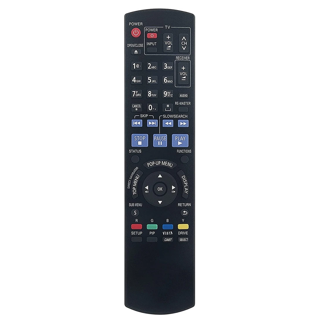 Remote Control N2QAYB000378 for Panasonic Blu-Ray Disc Player DMP-BD60 DMP-BD80 DMP-BD35 DMP-BD605 DMP-BD601 DMP-BD80K
Remote Control N2QAYB000378 for Panasonic Blu-Ray Disc Player DMP-BD60 DMP-BD80 DMP-BD35 DMP-BD605 DMP-BD601 DMP-BD80K