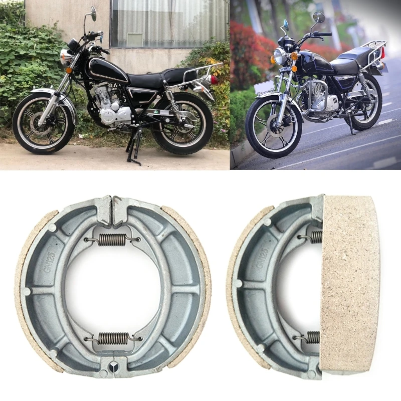 Brake Pad Shoe Kit Replacement Accessory Brake-System for GS125 GN125 Motorcycle Mini Bike Scooter-Moped ATV
Brake Pad Shoe Kit Replacement Accessory Brake-System for GS125 GN125 Motorcycle Mini Bike Scooter-Moped ATV