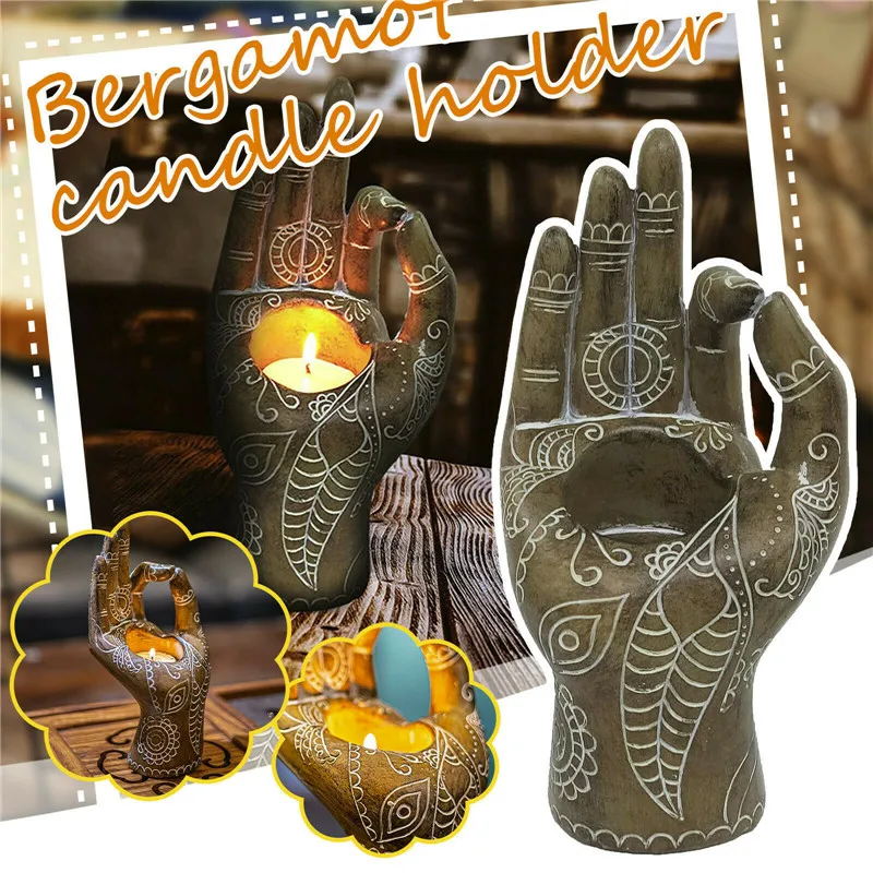 Bronze Buddha Candle Holder Mudra Hand Tabletop Tealight Decor Collectible Figurines Home Decoration
Bronze Buddha Candle Holder Mudra Hand Tabletop Tealight Decor Collectible Figurines Home Decoration