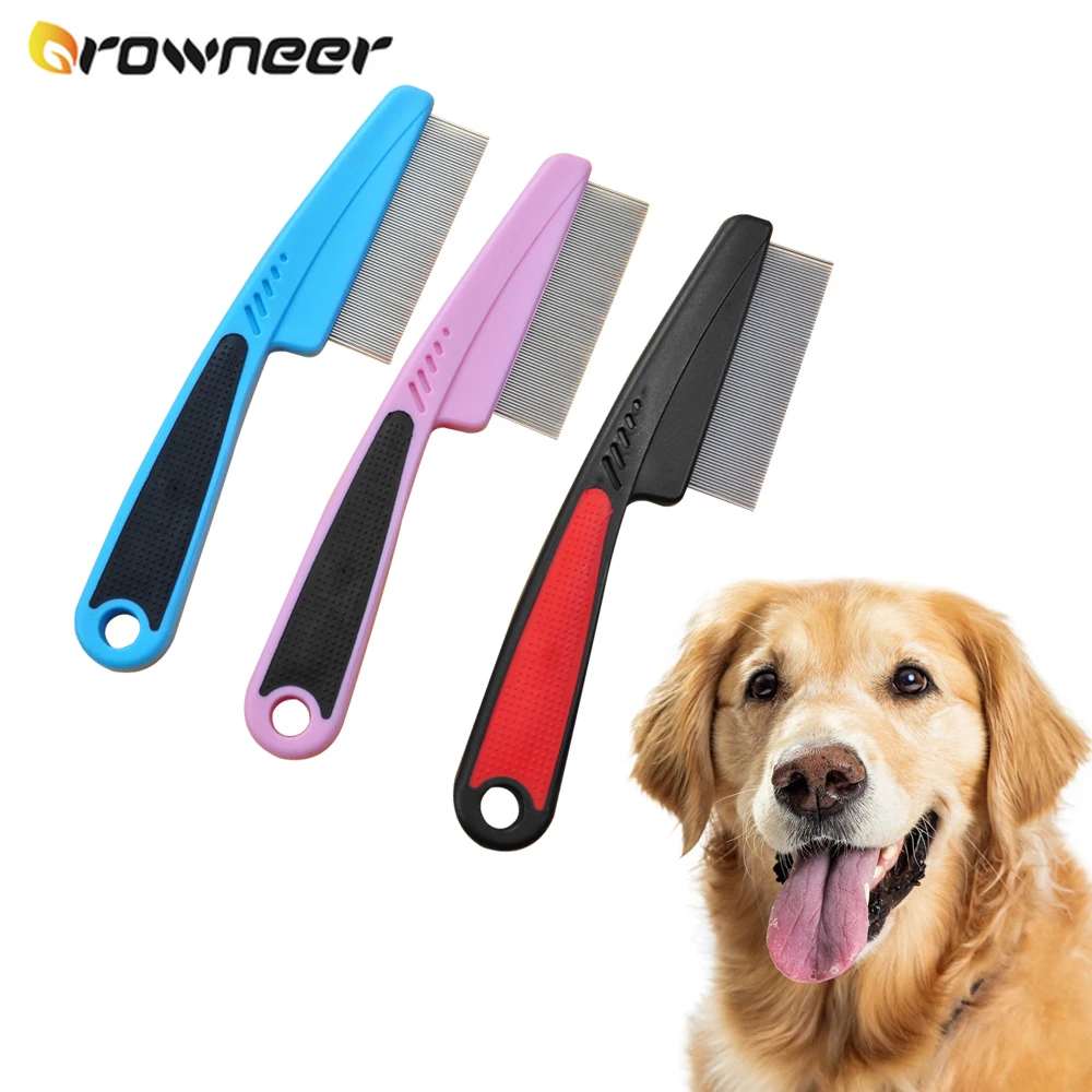 Pet Dog Flea Combs Stainless Steel Needle Grooming Brush Thick And Fine Needle Flea Louse Removal For Cats Dogs Pets Supplies
Pet Dog Flea Combs Stainless Steel Needle Grooming Brush Thick And Fine Needle Flea Louse Removal For Cats Dogs Pets Supplies