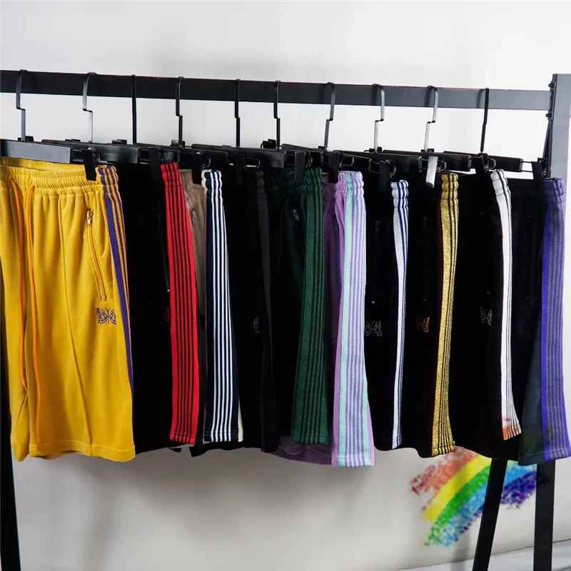 AWGE Needles Rocky Shorts Hip Hop 1:1 High Quality Butterfly Embroidery Shorts Japan Needles Trousers
AWGE Needles Rocky Shorts Hip Hop 1:1 High Quality Butterfly Embroidery Shorts Japan Needles Trousers