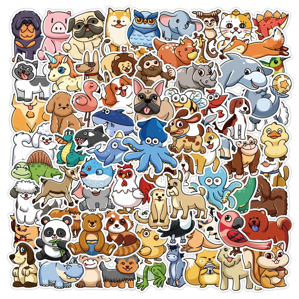 10/50/100PCS Cute Cartoon Animal Graffiti Stickers Aesthetic Decals Kids Toy Scrapbook Diary Laptop Phone Car Kawaii Sticker
10/50/100PCS Cute Cartoon Animal Graffiti Stickers Aesthetic Decals Kids Toy Scrapbook Diary Laptop Phone Car Kawaii Sticker