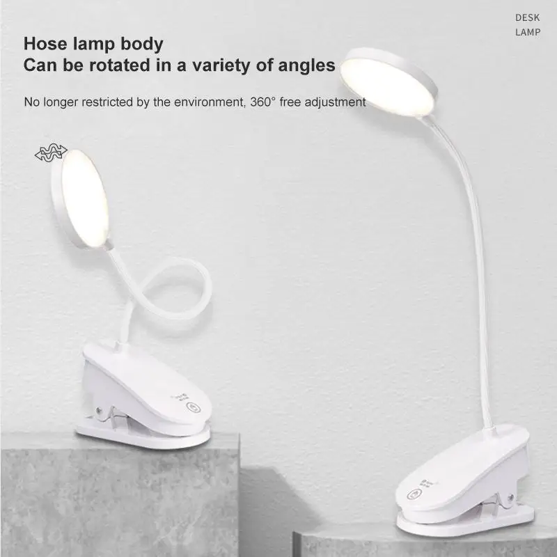 LED Eye Protection Clip Desk Lamp Clip-on Usb Charging Desk Lamp Folding White Warm Light Switch Stepless Dimming Desk Lamp
LED Eye Protection Clip Desk Lamp Clip-on Usb Charging Desk Lamp Folding White Warm Light Switch Stepless Dimming Desk Lamp