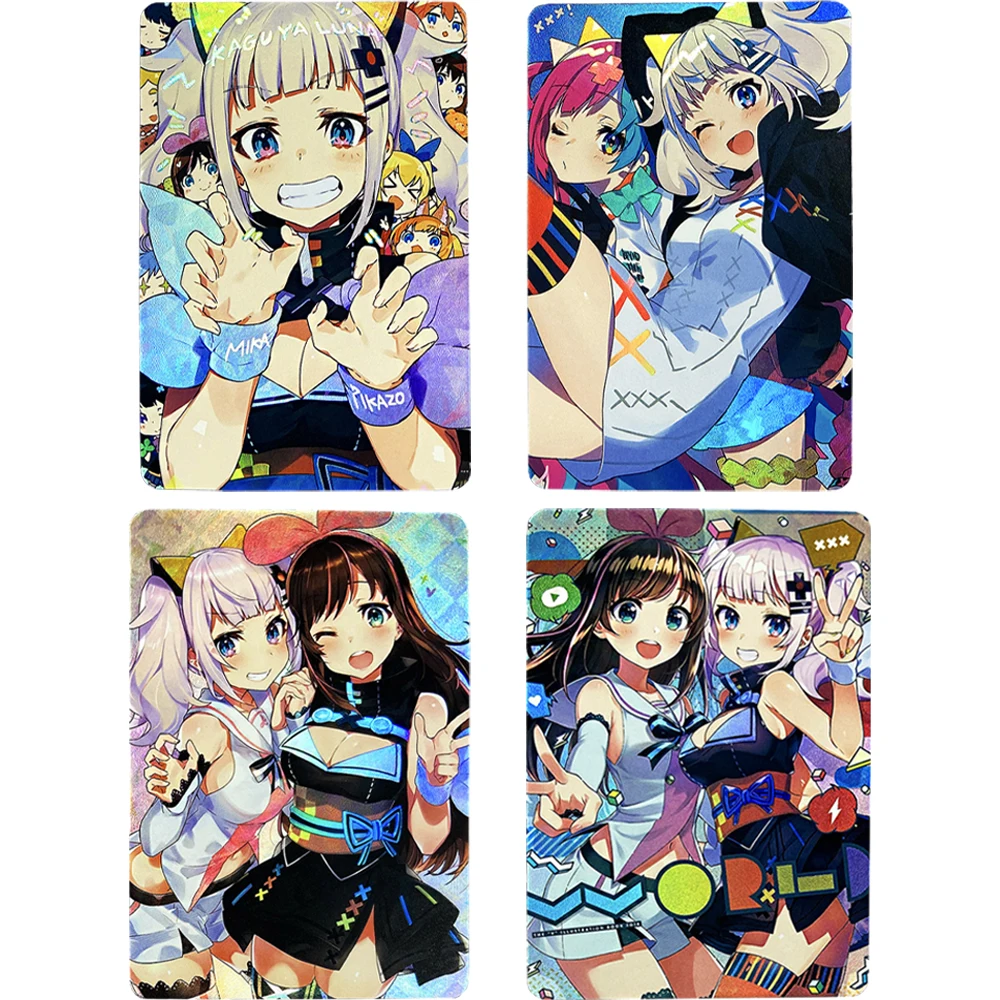 9pcs/set virtual idol girl Flash Card YouTube Kizuna AI kaguya luna sexy kawaii Exquisite girl series Anime game collection card
9pcs/set virtual idol girl Flash Card YouTube Kizuna AI kaguya luna sexy kawaii Exquisite girl series Anime game collection card
