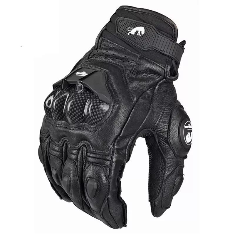 

High quality Genuine Leather gloves men's luva moto motorcycle gloves AFS6 guantes rekawice motocyklowe