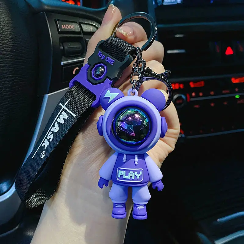 Keychain Explosion Style Cartoon Astronaut Lightning Bear Key Chain Love Road Bear Car Key Pendant Pendant
Keychain Explosion Style Cartoon Astronaut Lightning Bear Key Chain Love Road Bear Car Key Pendant Pendant