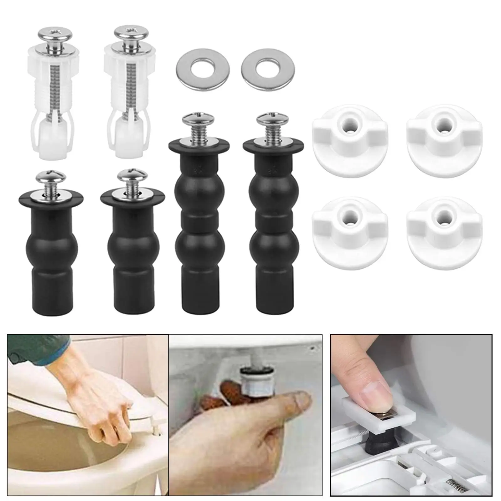 304 Stainless Steel Screw Toilet Toilet Seat Toilet Cover Screw Accessories Toilet Seat Installation Kit Replacement Toilet Seat
304 Stainless Steel Screw Toilet Toilet Seat Toilet Cover Screw Accessories Toilet Seat Installation Kit Replacement Toilet Seat