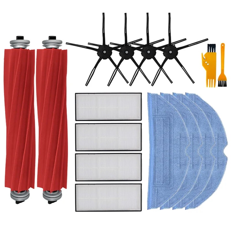For S7 S70 S7 Max T7S T7S Plus Robot Vacuum Cleaner Spare Parts Accessories Main Brush Side Brush Hepa Filter
For S7 S70 S7 Max T7S T7S Plus Robot Vacuum Cleaner Spare Parts Accessories Main Brush Side Brush Hepa Filter