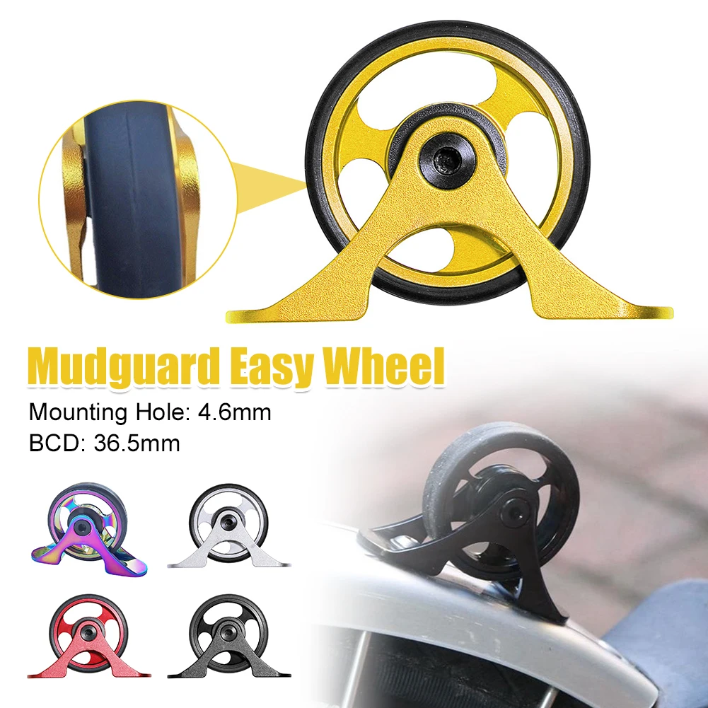 Folding Bike Easy Wheel Mudguard Fender Single Roller Aluminum Alloy Extender 38.5mm Roller Mini Guard Wheelset for Brompton
Folding Bike Easy Wheel Mudguard Fender Single Roller Aluminum Alloy Extender 38.5mm Roller Mini Guard Wheelset for Brompton