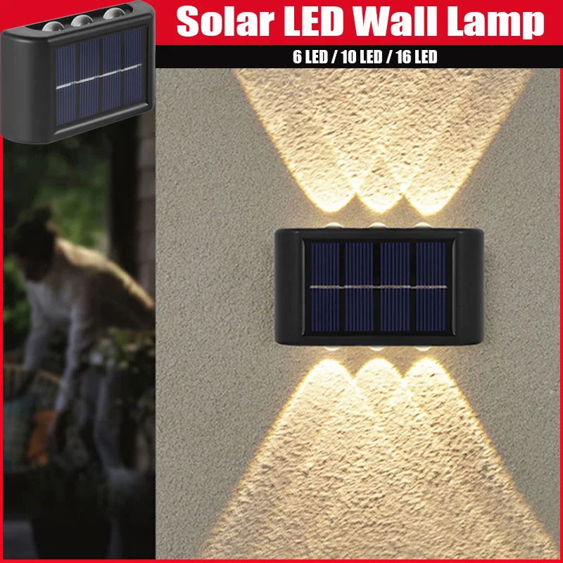 Solar Wall Lamp Outdoor Waterproof Solar Lights Outdoor Sunlight Lamp for Garden Street Landscape Balcony Decor Solar Light
Solar Wall Lamp Outdoor Waterproof Solar Lights Outdoor Sunlight Lamp for Garden Street Landscape Balcony Decor Solar Light