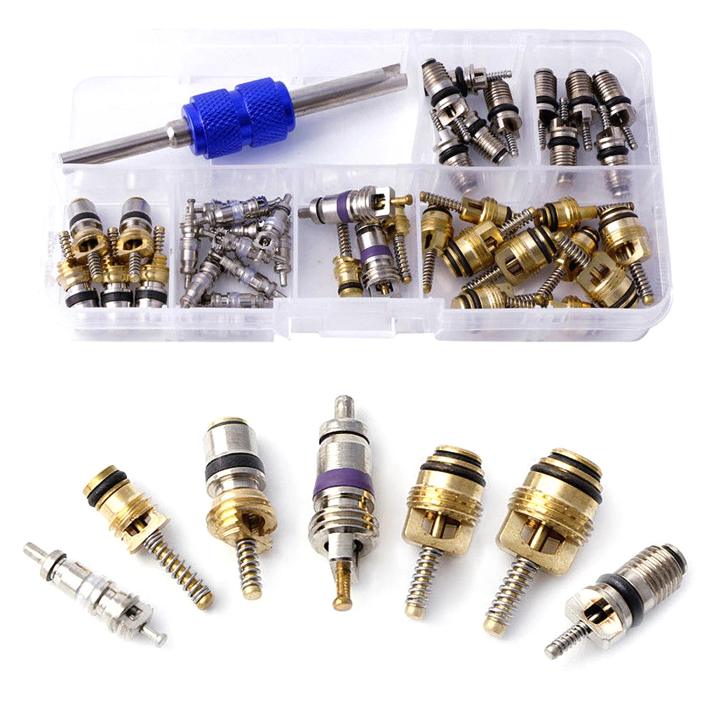 39Pcs/Set Air Conditioning Auto Service R12 R134A AC Schrader Valve Cores Remover Tool Kit Universal Auto Service Wholesale CSV
39Pcs/Set Air Conditioning Auto Service R12 R134A AC Schrader Valve Cores Remover Tool Kit Universal Auto Service Wholesale CSV