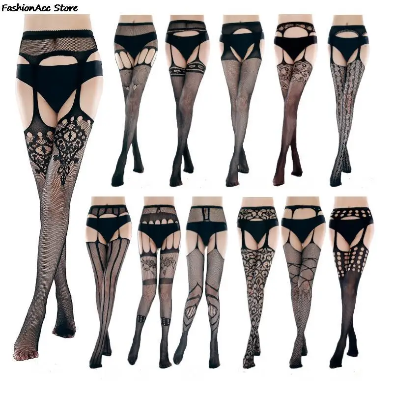Sexy Fishnet Stockings With Belt Set For Women Solid Thigh High Long Socks Plus Size
Sexy Fishnet Stockings With Belt Set For Women Solid Thigh High Long Socks Plus Size