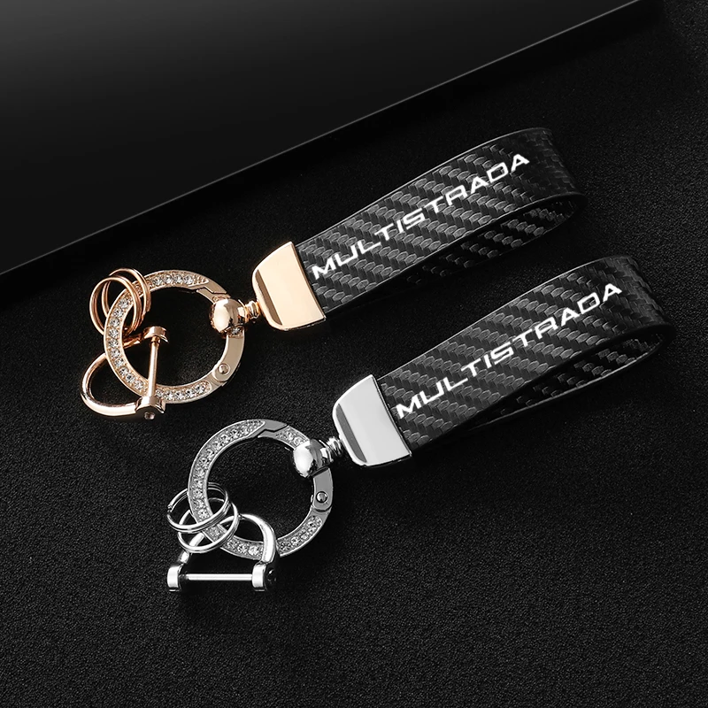 Leather Keychain with Diamond Metal Crystal Keychain for DUCATI Multistrada 950 1100 1200 1200S 1200GT 1260 accessories
Leather Keychain with Diamond Metal Crystal Keychain for DUCATI Multistrada 950 1100 1200 1200S 1200GT 1260 accessories