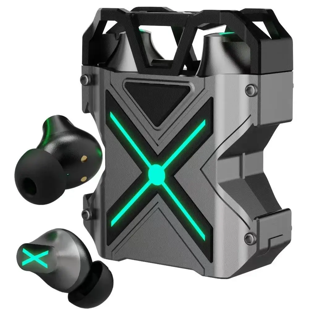 TWS K89 Bluetooth-compatible Earphones In-ear Noise Cancel Mechanical Style Wireless E-sports Gaming Headsets for Mobile Phone
TWS K89 Bluetooth-compatible Earphones In-ear Noise Cancel Mechanical Style Wireless E-sports Gaming Headsets for Mobile Phone