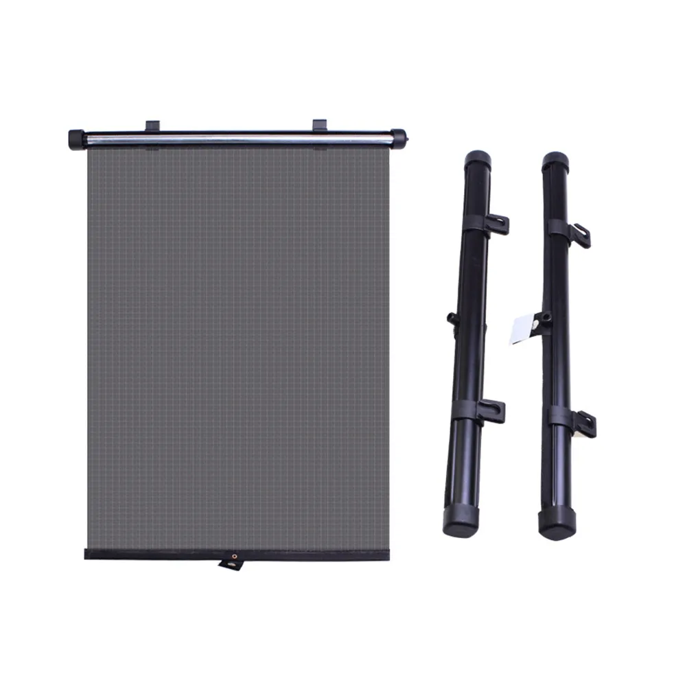 2x Retractable Car Glass Baby Sun Shade Shield Protector Roll Curtain Black Shade 370g PU Gauze Plastic Seat Aluminum Tube
2x Retractable Car Glass Baby Sun Shade Shield Protector Roll Curtain Black Shade 370g PU Gauze Plastic Seat Aluminum Tube