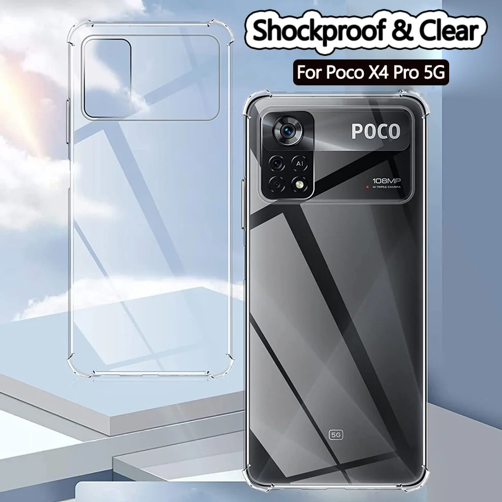 Soft Clear Case for Poco X4 Pro 5G Phone Cases Pocophone M4 Pro 4G Xiaomi Poco X4 Pro Shockproof Silicone Cover Poco X 4 Pro 5G
Soft Clear Case for Poco X4 Pro 5G Phone Cases Pocophone M4 Pro 4G Xiaomi Poco X4 Pro Shockproof Silicone Cover Poco X 4 Pro 5G