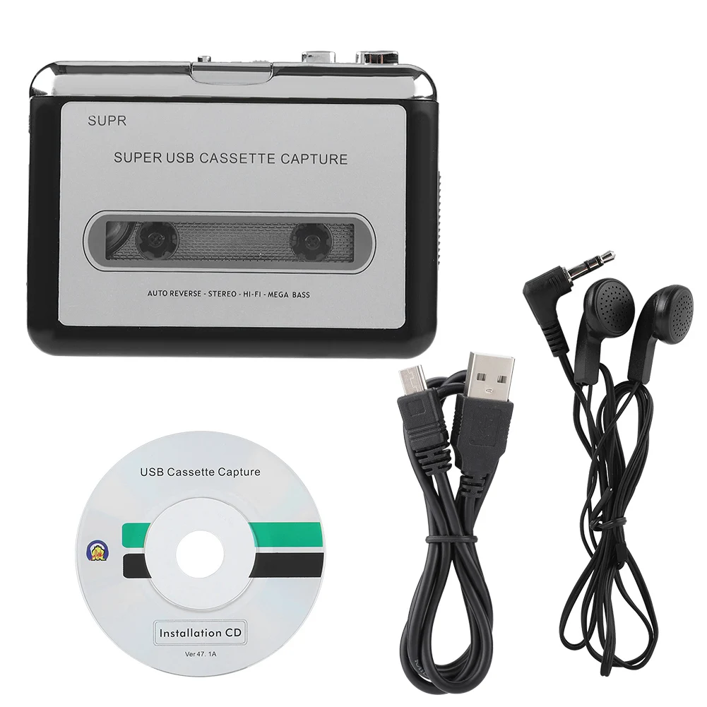 Tape to PC Cassette Recorder MP3 CD Converter Capture Digital Audio Music Player
Tape to PC Cassette Recorder MP3 CD Converter Capture Digital Audio Music Player