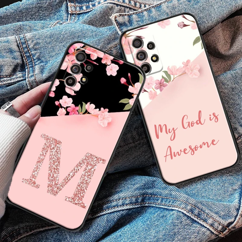 Flower Letter Pink For Samsung A20 A21 A22 4G 5G Phone Case Back Funda Black Soft Liquid Silicon Silicone Cover
Flower Letter Pink For Samsung A20 A21 A22 4G 5G Phone Case Back Funda Black Soft Liquid Silicon Silicone Cover