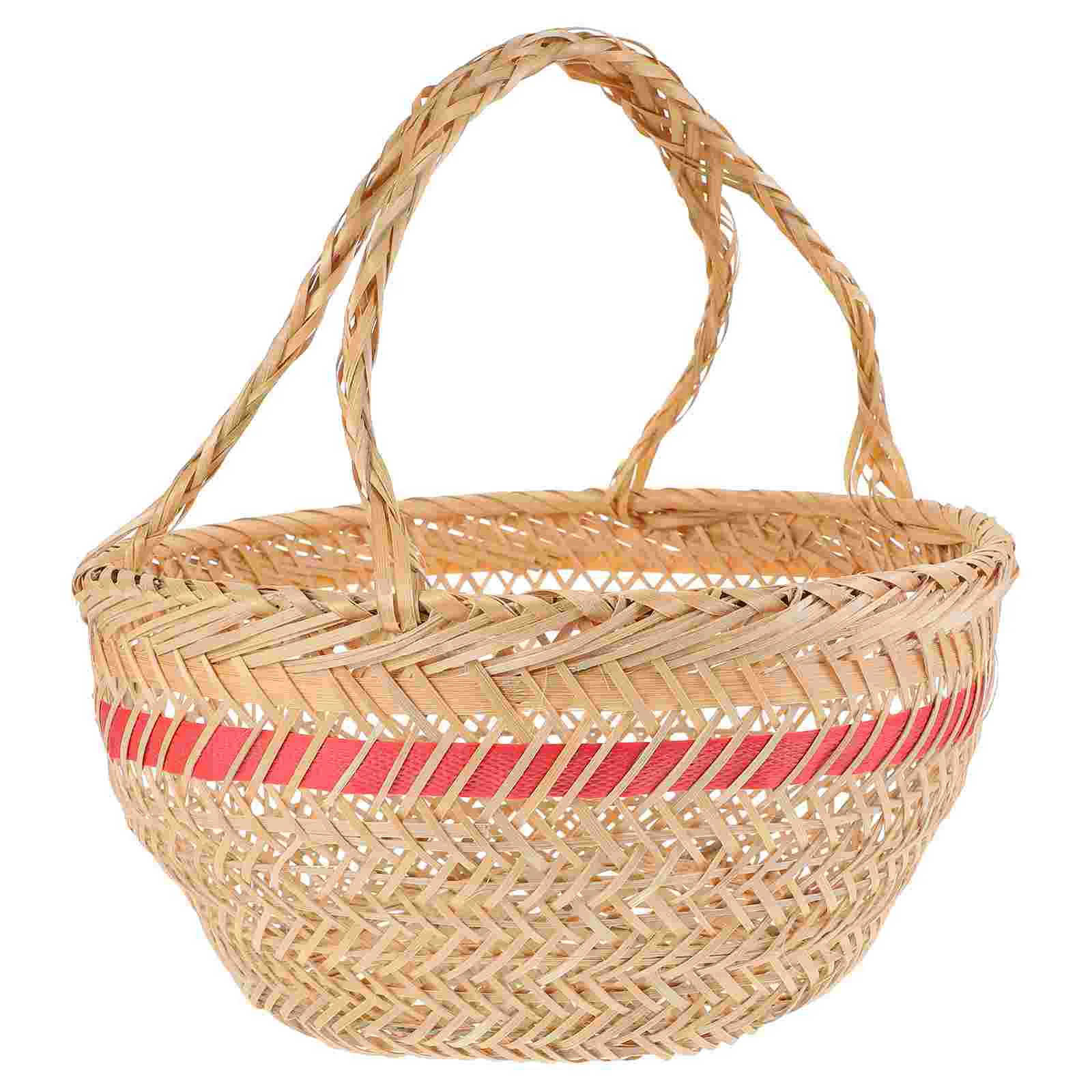 Bamboo Egg Basket Handmade Handle Bag Manual Creative Weaving Hand-woven Storage Holder
Bamboo Egg Basket Handmade Handle Bag Manual Creative Weaving Hand-woven Storage Holder