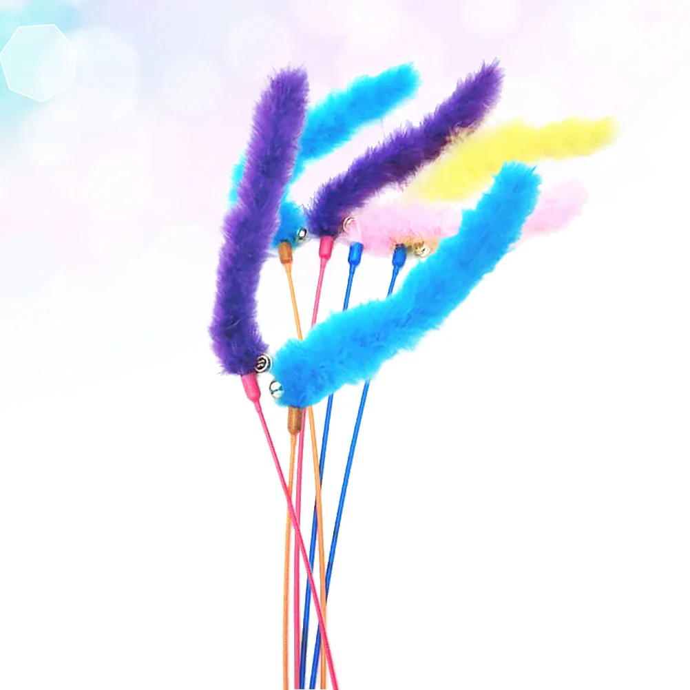 Cat Toy Toys Wand Kitten Interactive Teaser String Stick Teasing Plush Chaser Supplies Charmer
Cat Toy Toys Wand Kitten Interactive Teaser String Stick Teasing Plush Chaser Supplies Charmer