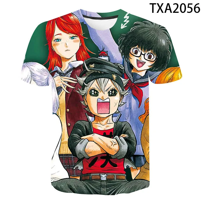 Summer Boy Girl Kids Cartoon T-Shirt Black Clover 3D Printed Men Women Children Casual Short Sleeve Tee Fashion Streetwear Tops
Summer Boy Girl Kids Cartoon T-Shirt Black Clover 3D Printed Men Women Children Casual Short Sleeve Tee Fashion Streetwear Tops