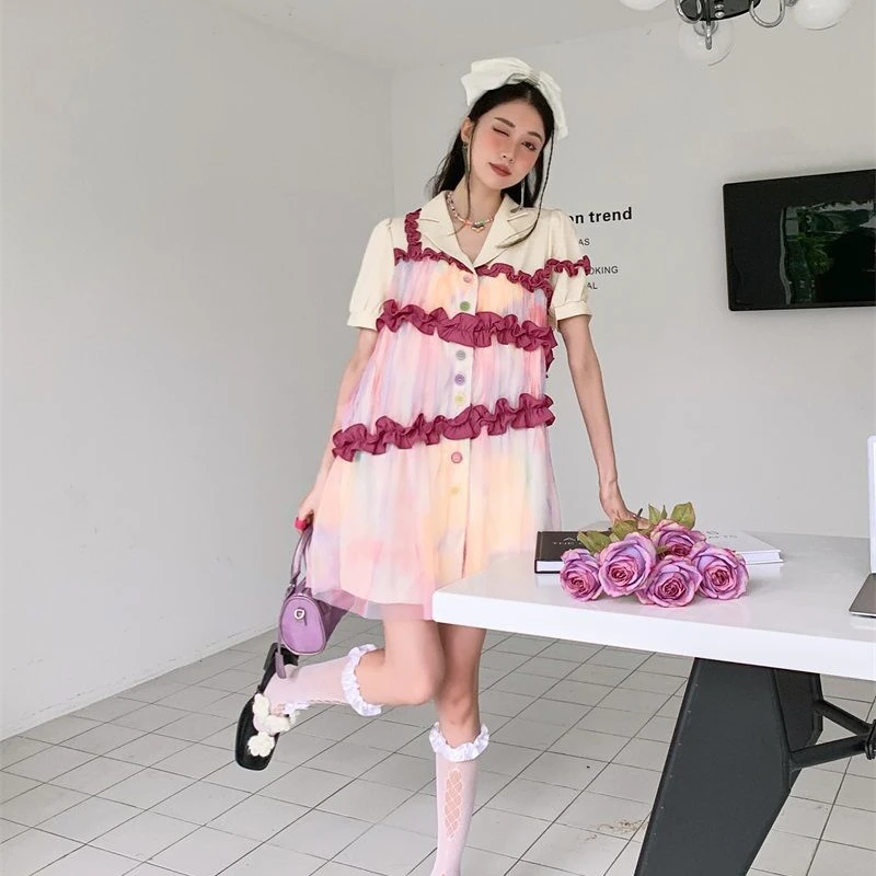Women Clothing Dress 2023 New Fashionable Sweet Lace Casual Simple Short Sleeve Spring Summer Women Clothing Loose Dress Girls
Women Clothing Dress 2023 New Fashionable Sweet Lace Casual Simple Short Sleeve Spring Summer Women Clothing Loose Dress Girls
