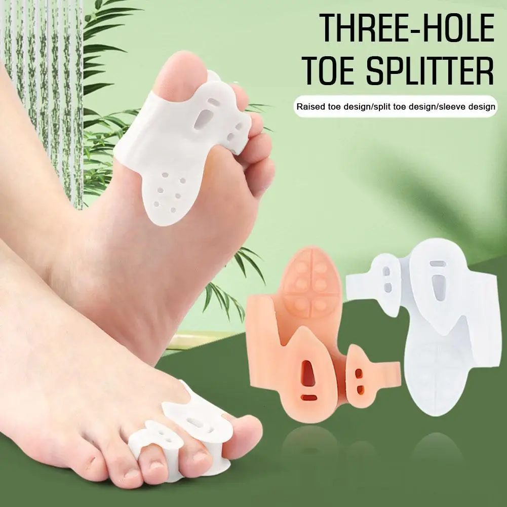 2Pcs=1Pair Soft Toe Protector Gel Silicone Bunion Corrector Little Toe Straightener Separator Protector 
2Pcs=1Pair Soft Toe Protector Gel Silicone Bunion Corrector Little Toe Straightener Separator Protector