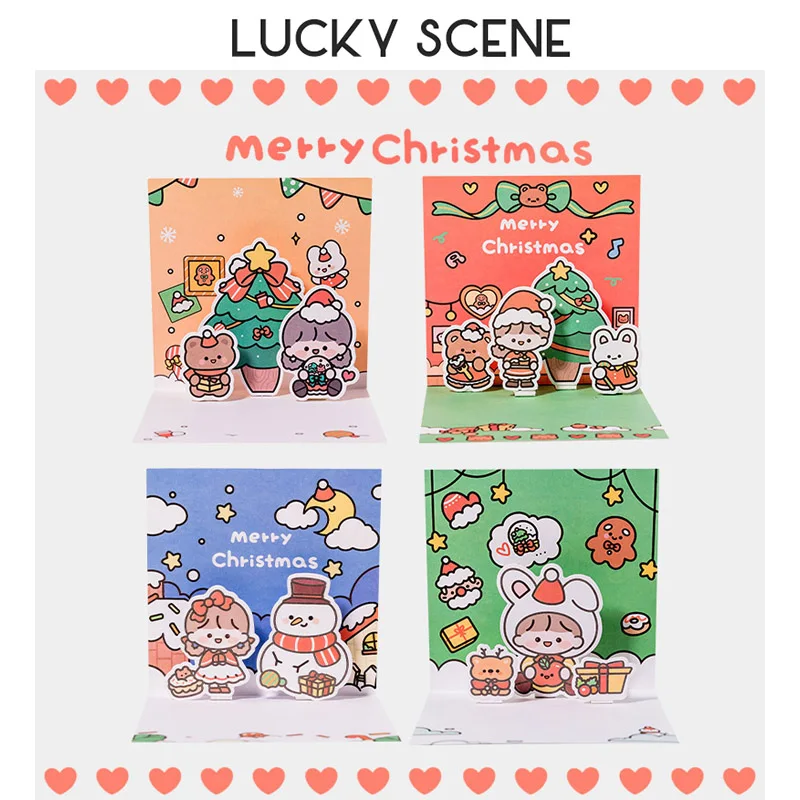 Three-dimensional Christmas Greeting Card Decoration Creative Blessing With Envelope Red Green S01477
Three-dimensional Christmas Greeting Card Decoration Creative Blessing With Envelope Red Green S01477