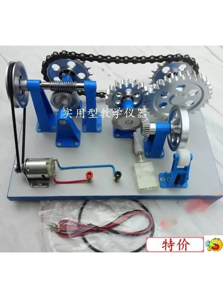Mechanical Transmission Model Electric and Manual Type High School Physics Experiment Teaching Instrument Equipment
Mechanical Transmission Model Electric and Manual Type High School Physics Experiment Teaching Instrument Equipment