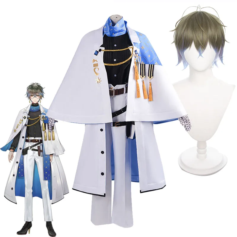 Nijisanji VTuber Ike Eveland Cosplay Costume Virtual YouTuber Luxiem Adult Full Uniform Suit Swedish Sweetheart Wig Accessories
Nijisanji VTuber Ike Eveland Cosplay Costume Virtual YouTuber Luxiem Adult Full Uniform Suit Swedish Sweetheart Wig Accessories