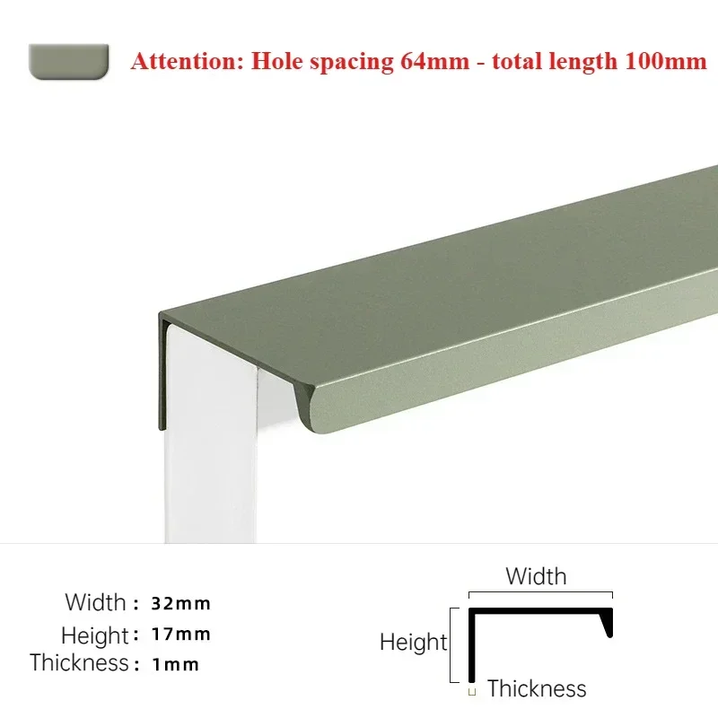 Скрытые ручки для шкафов Morandi цвета из алюминия
Скрытые ручки для шкафов Morandi цвета из алюминия