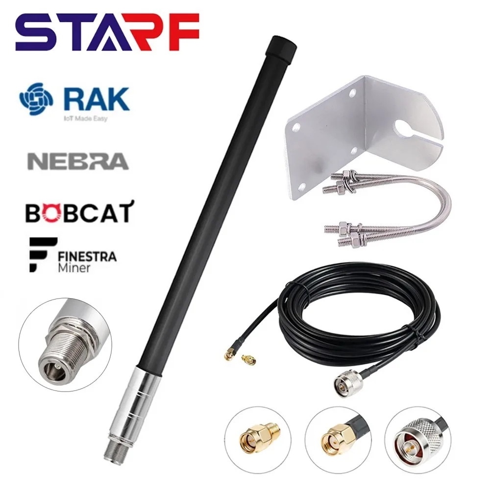 9dBi Helium Hotspot Miner Outdoor 860-930mhz LoRa Antenna For RAK Nebra Bobcat Remote Signal N Female Fixed Wall Mount Antenna
9dBi Helium Hotspot Miner Outdoor 860-930mhz LoRa Antenna For RAK Nebra Bobcat Remote Signal N Female Fixed Wall Mount Antenna