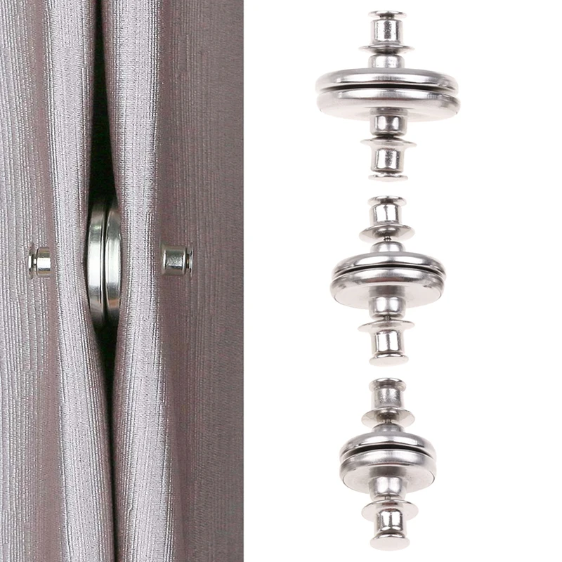 Magnetic Curtain Buckle Home Textile Accessories Round Free Punching Magnet Buckle Invisible Nail Free Button Fixed Button
Magnetic Curtain Buckle Home Textile Accessories Round Free Punching Magnet Buckle Invisible Nail Free Button Fixed Button