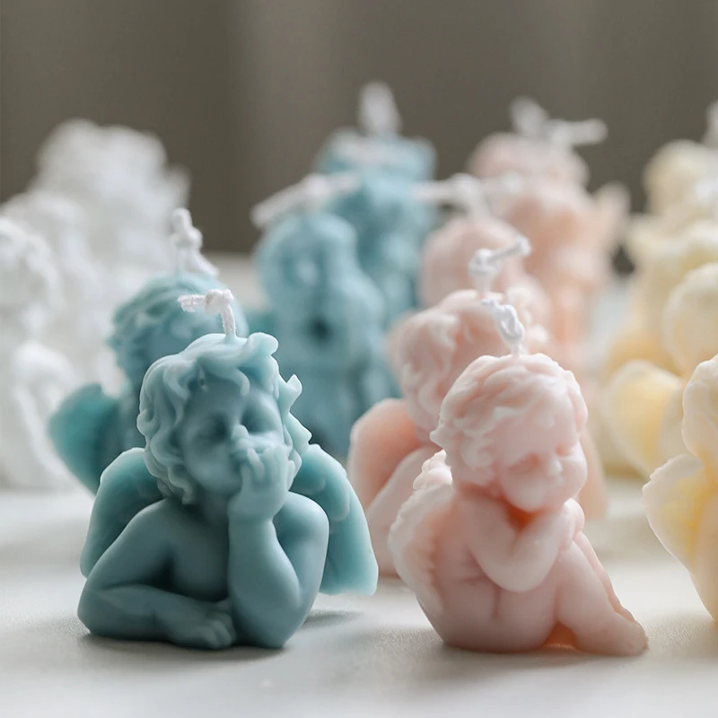 3D Little Angel Candle Silicone Mold Diy Handmade Cute Angel Soap Plaster Candle Decoration Mold Party Candle Gift Making Mold
3D Little Angel Candle Silicone Mold Diy Handmade Cute Angel Soap Plaster Candle Decoration Mold Party Candle Gift Making Mold
