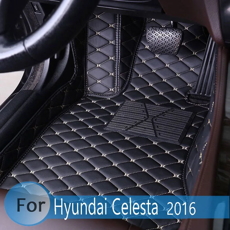 Напольные коврики для Hyundai Celesta 2016, индивидуальные автомобильные накладки для ног, передняя и задняя напольная подкладка, Стайлинг
Напольные коврики для Hyundai Celesta 2016, индивидуальные автомобильные накладки для ног, передняя и задняя напольная подкладка, Стайлинг