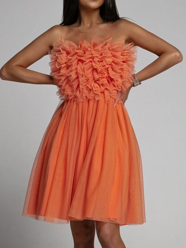 Women Sexy Off Shoulder Fairy Party Dress Elegant Sleeveless Solid Mini Dress Summer Fashion Floral Mesh Gauze Waist Slim Dress
Women Sexy Off Shoulder Fairy Party Dress Elegant Sleeveless Solid Mini Dress Summer Fashion Floral Mesh Gauze Waist Slim Dress