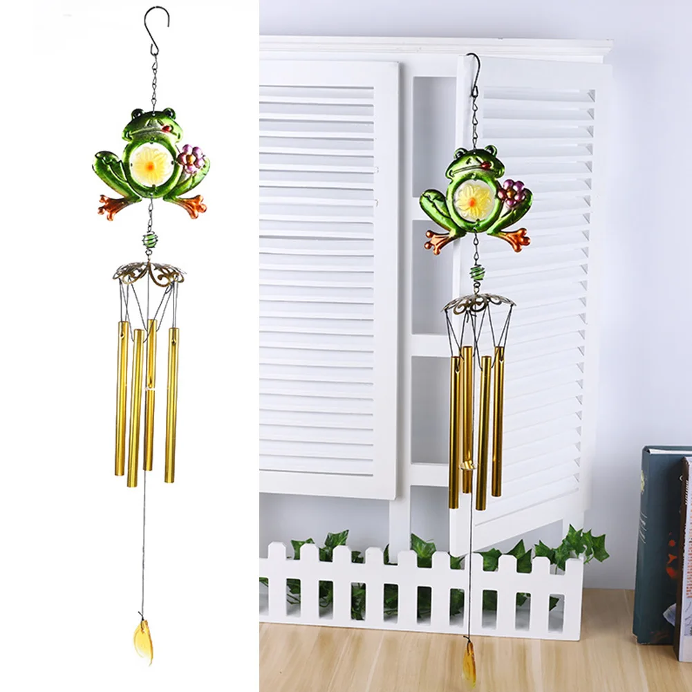 Frog Wind Chimes Metal Wrought Iron Wind Bells Glass Painted Wind Chime Tube Garden Hanging Ornaments Home Decor
Frog Wind Chimes Metal Wrought Iron Wind Bells Glass Painted Wind Chime Tube Garden Hanging Ornaments Home Decor