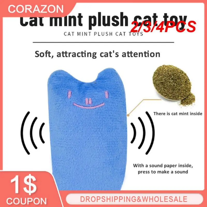 2/3/4PCS Teeth Grinding Catnip Toys Interactive Lovely Catnip Toy Plush Cat Toy Pet Accessories Creative Soft Cat Mint Toys
2/3/4PCS Teeth Grinding Catnip Toys Interactive Lovely Catnip Toy Plush Cat Toy Pet Accessories Creative Soft Cat Mint Toys