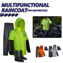 Star Field Cycling Raincoat Waterproof Cross-Country Reflective Protective Clothing Luminous Raincoat+Pants Waterproof Suit